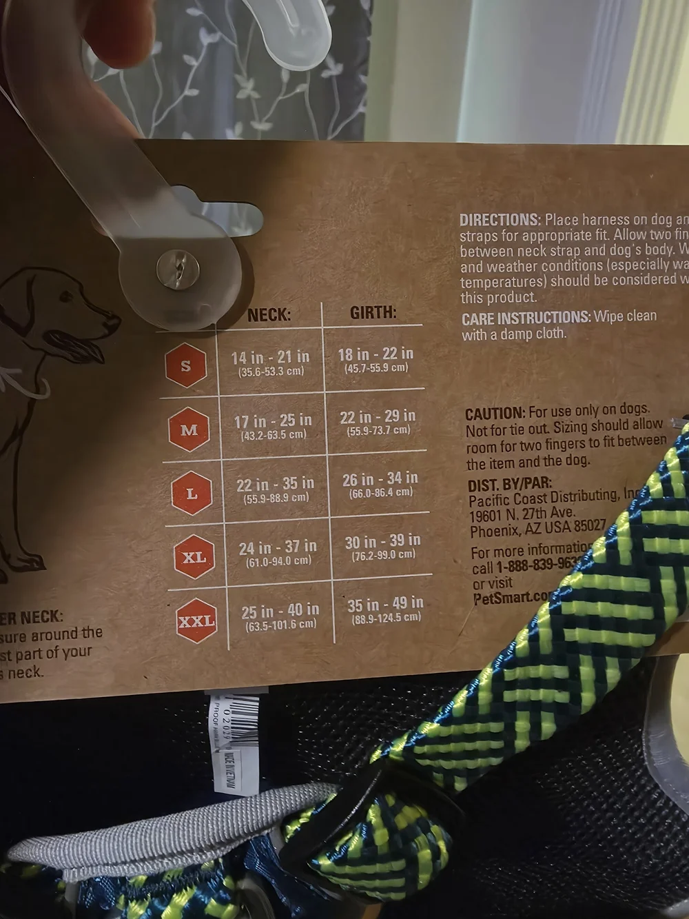 Arcadia Trail Blue Ultimate Security Dog Harness - Medium